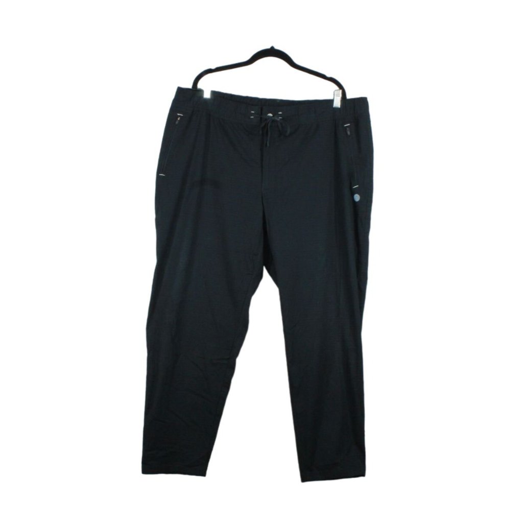 Ll Bean Black Standard Fit Tapered Leg Explorer Ripstop Pants Size Xxl 30